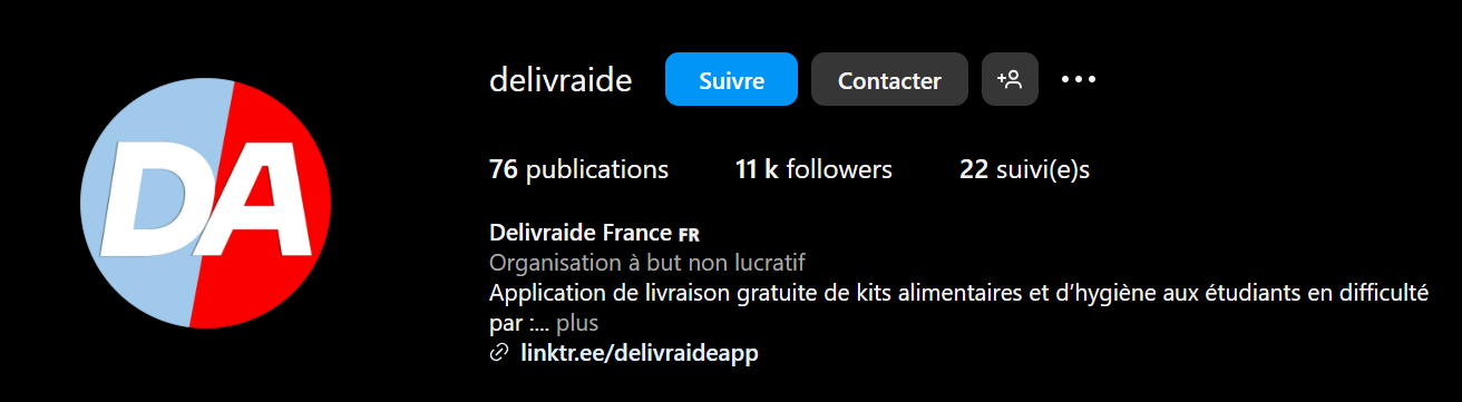 bio insta association délivraide